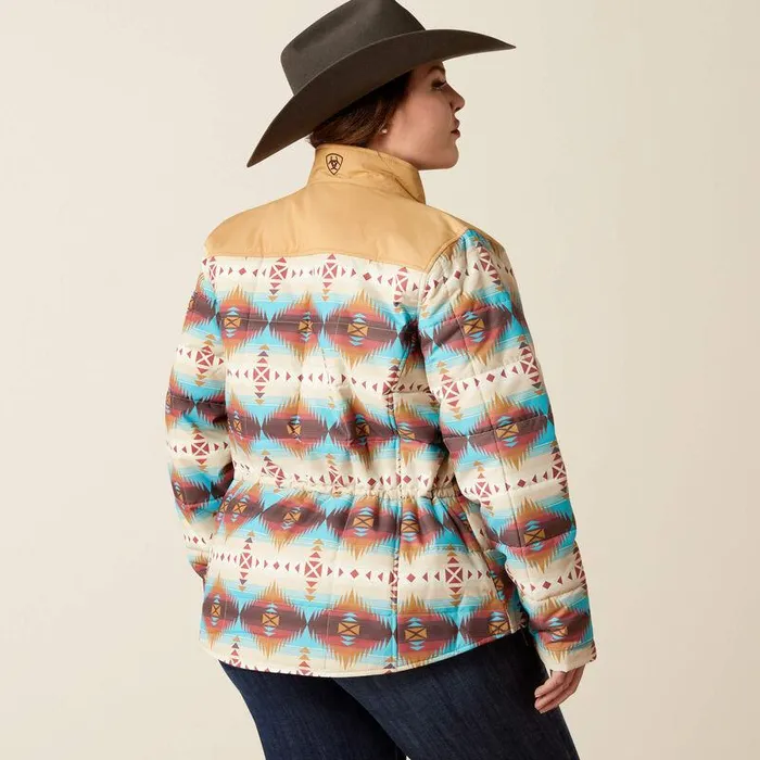 Women Jackets and Vests Ariat Crius Insulated Jacket Serrano Southwest Print
