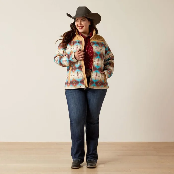 Women Jackets and Vests Ariat Crius Insulated Jacket Serrano Southwest Print