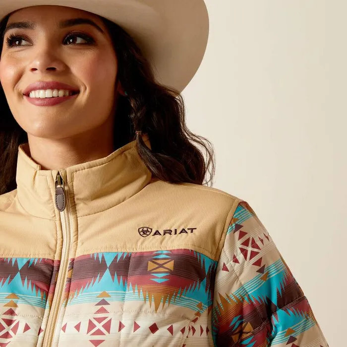 Women Jackets and Vests Ariat Crius Insulated Jacket Serrano Southwest Print