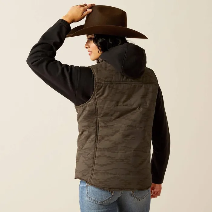 Women Jackets and Vests Ariat Grizzly Quilted Vest Banyan Bark Women Jackets and Vests Ariat Grizzly Quilted Vest Banyan Bark