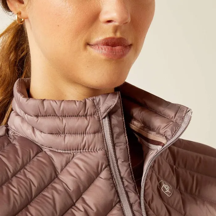 Women Jackets and Vests Ariat Ideal Down Jacket Purple Dove Women Jackets and Vests Ariat Ideal Down Jacket Purple Dove