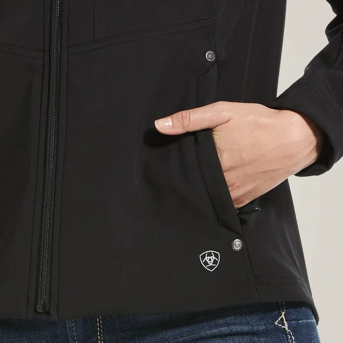 Women Jackets and Vests Ariat Softshell Jacket Black Women Jackets and Vests Ariat Softshell Jacket Black