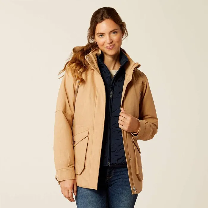 Women Jackets and Vests Ariat Sterling Waterproof Insulated Parka Tannin