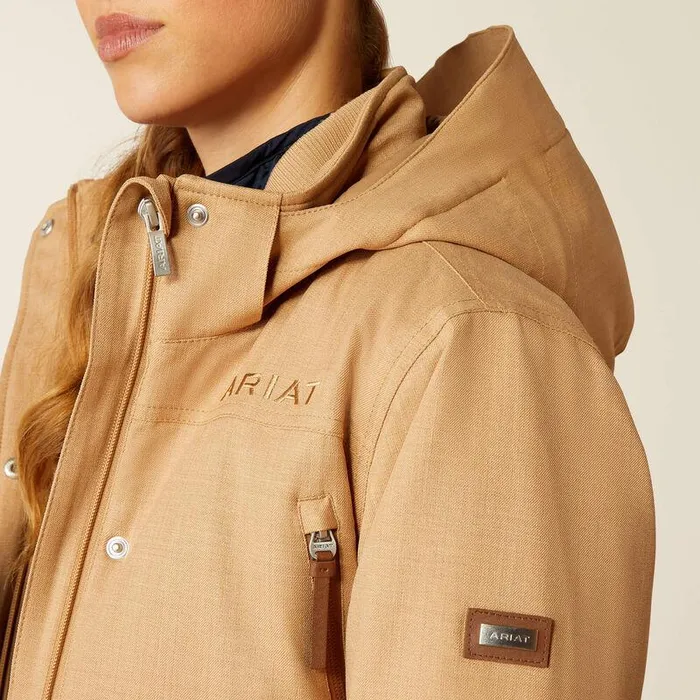 Women Jackets and Vests Ariat Sterling Waterproof Insulated Parka Tannin
