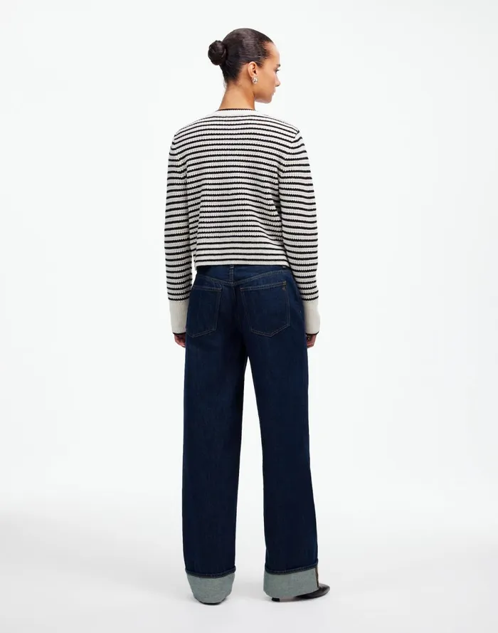 Women Jeans Madewell LowSlung Baggy Jeans Rinse Wash