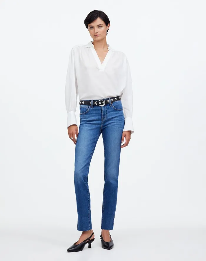 Women Jeans Madewell Stovepipe Jeans Harsdale Wash