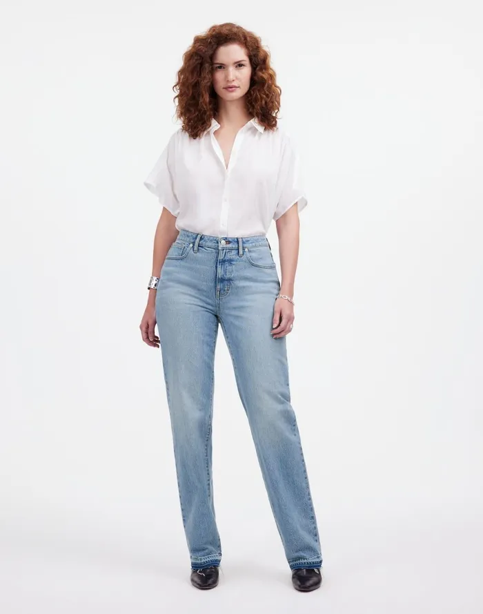 Women Jeans Madewell The Curvy 03990s Straight MidRise Jean In Barbosa Wash Barbosa Wash Women Jeans Madewell The Curvy 03990s Straight MidRise Jean In Barbosa Wash Barbosa Wash