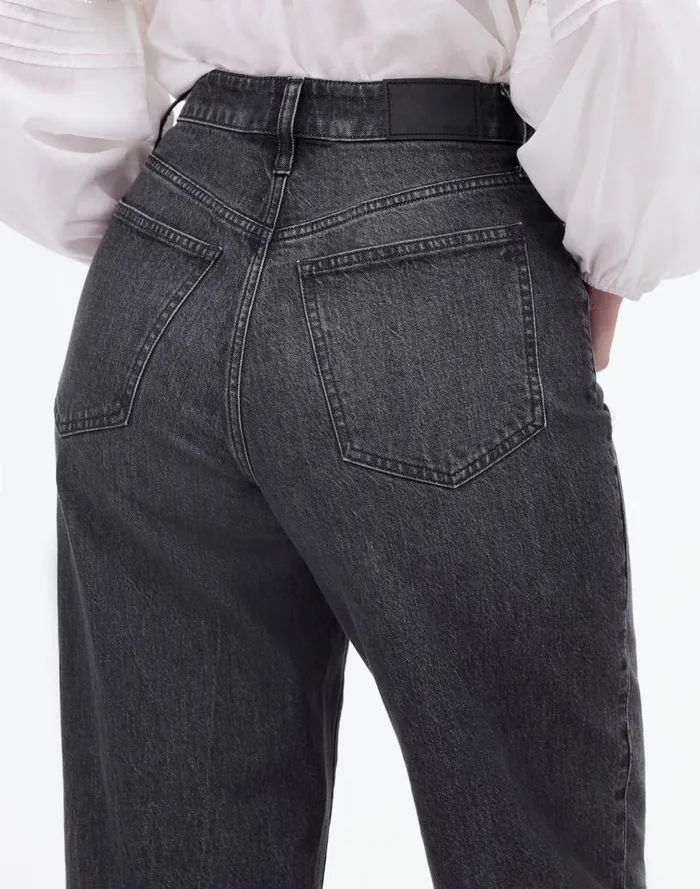 Women Jeans Madewell The Curvy Perfect Vintage WideLeg Crop Jean Robles Wash
