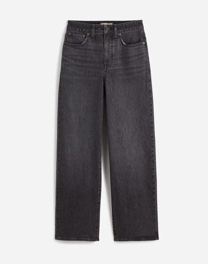 Women Jeans Madewell The Curvy Perfect Vintage WideLeg Crop Jean Robles Wash