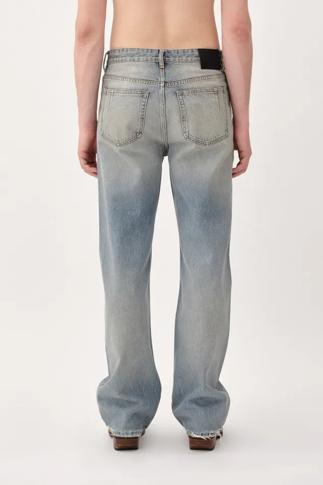 Women Jeans Wonhundred Genoa Coated Denim 8211 Coated Blue