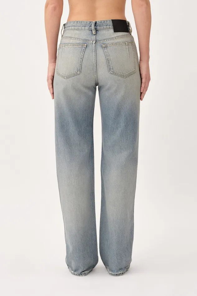 Women Jeans Wonhundred Genoa Coated Denim 8211 Coated Blue
