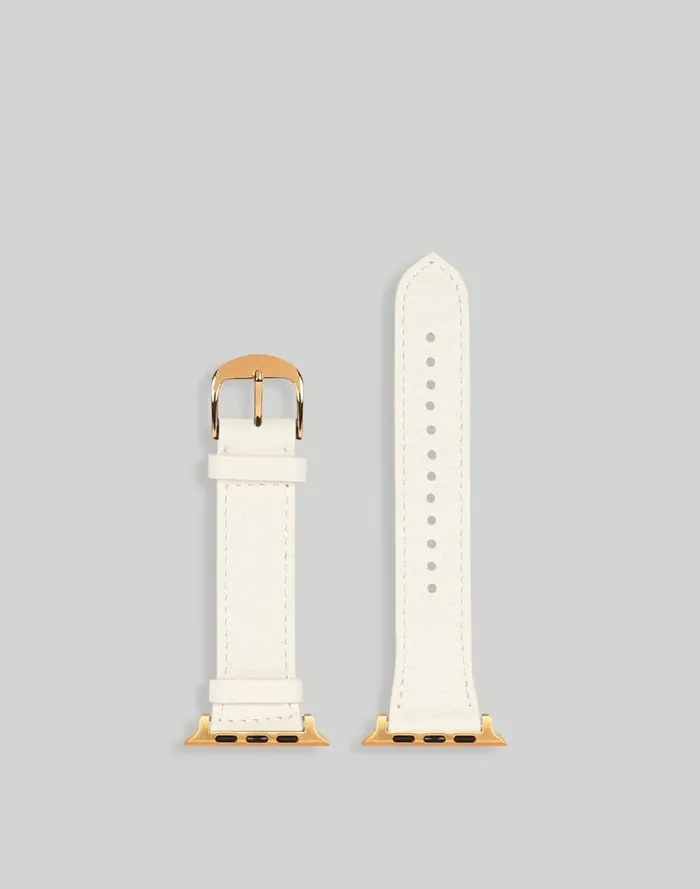 Women Jewelry Madewell Hyer Goods Apple Watch Band White Gold 42444549 Mm White