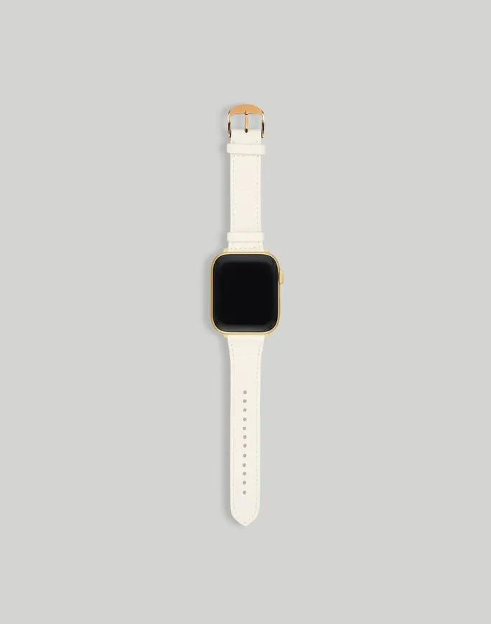 Women Jewelry Madewell Hyer Goods Apple Watch Band White Gold 42444549 Mm White