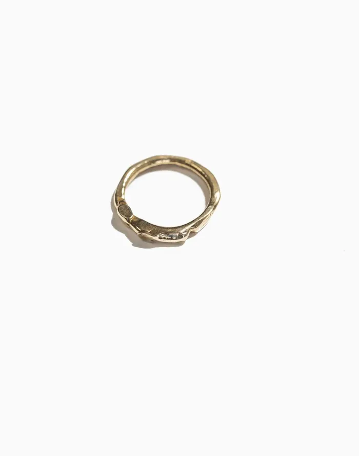 Women Jewelry Madewell Iris 1956 Jewelry Stream Ring Brass