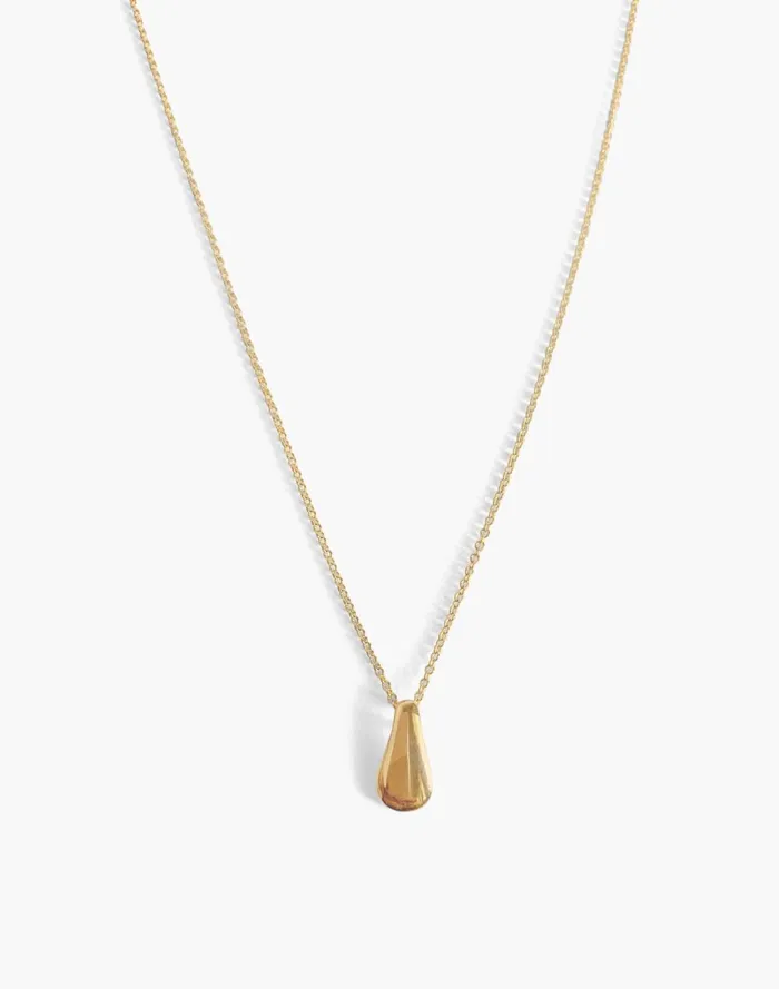 Women Jewelry Madewell Kinn Studio Teardrop Necklace Gold