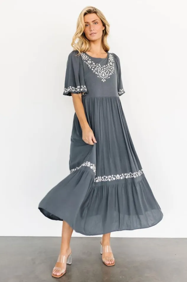 Women Jocelyn Maxi Dress Dark Slate Baltic Born Maxi Dresses