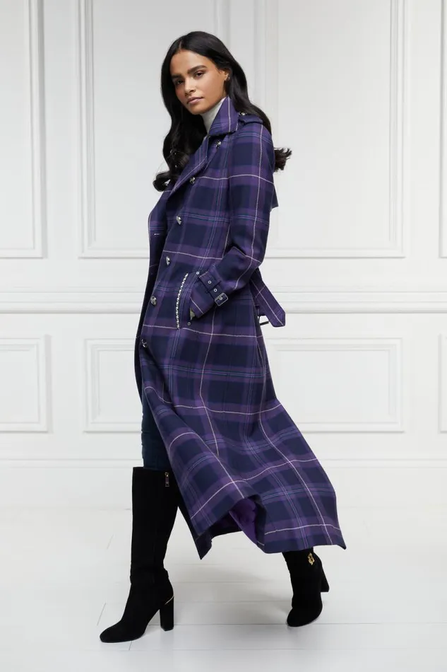 Women Jubilee Full Length Marlborough Trench Jubilee Tartan Holland Cooper Coats