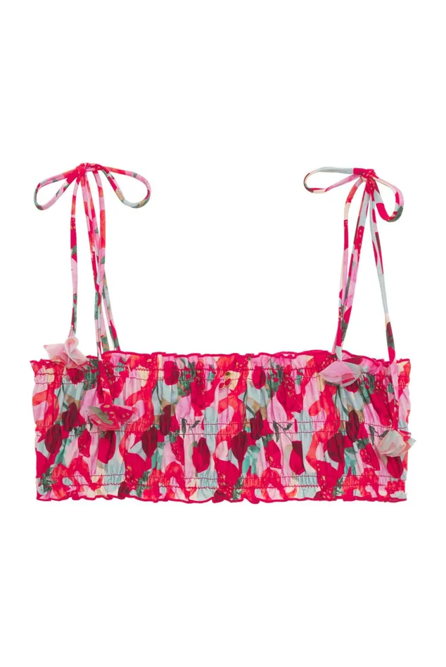Women Keely Bikini Top Red For Love and Lemons Swim Women Keely Bikini Top Red For Love and Lemons Swim