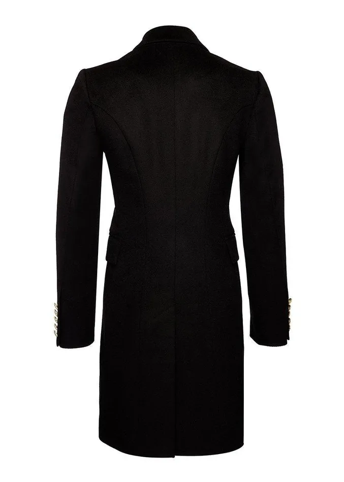 Women Knightsbridge Coat Black Holland Cooper Tailoring