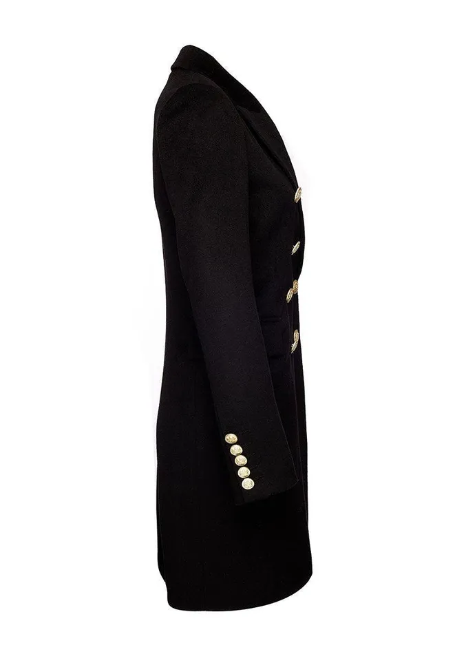 Women Knightsbridge Coat Black Holland Cooper Tailoring