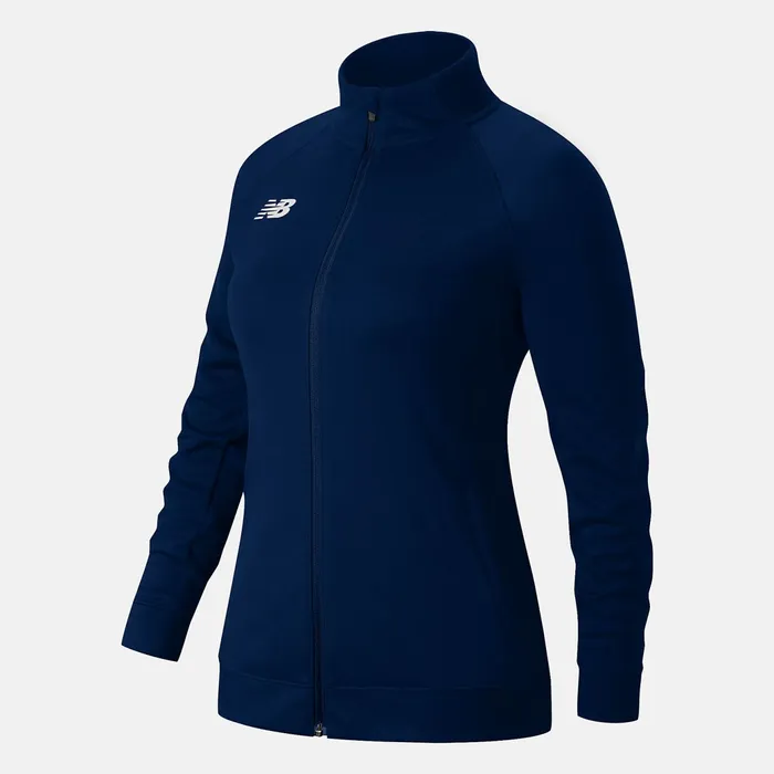 Women Knit Training Jacket Team Navy New Balance Jackets and Vests