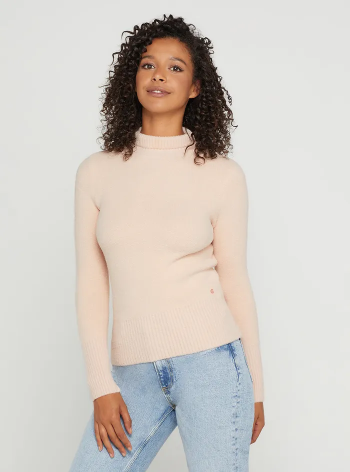 Women Knits and Sweaters GUESS Dolly Pink Marion Knit Jumper