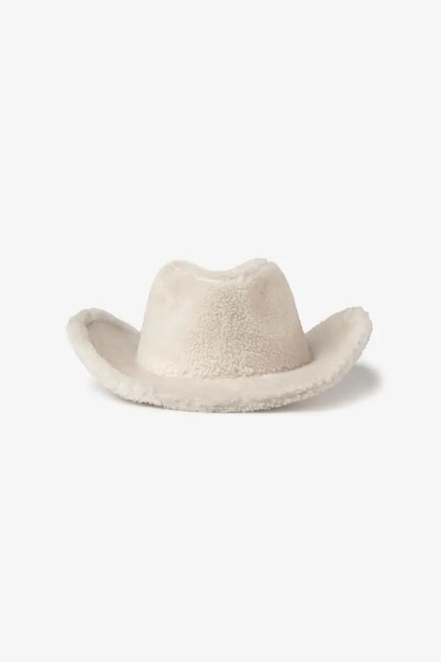 Women LAYDA Sherpa Cowboy Hat Bone LAMARQUE Hats