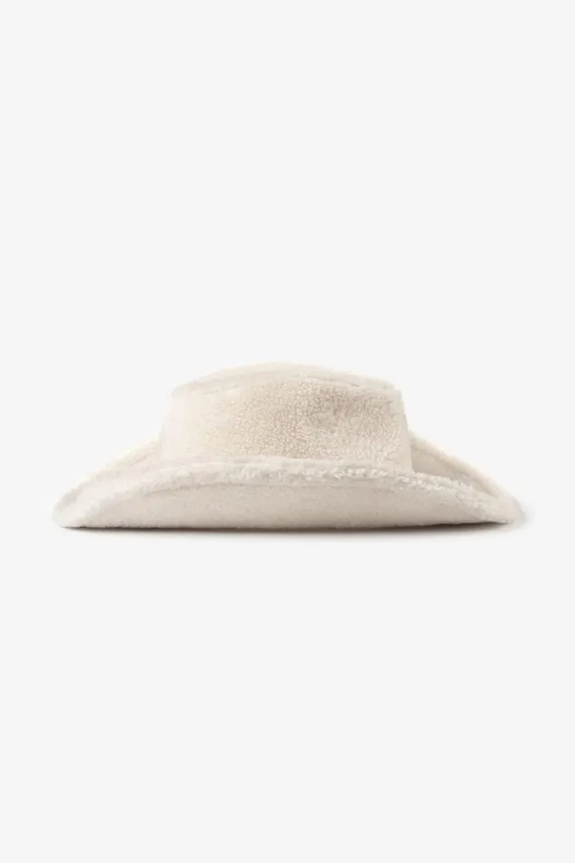 Women LAYDA Sherpa Cowboy Hat Bone LAMARQUE Hats