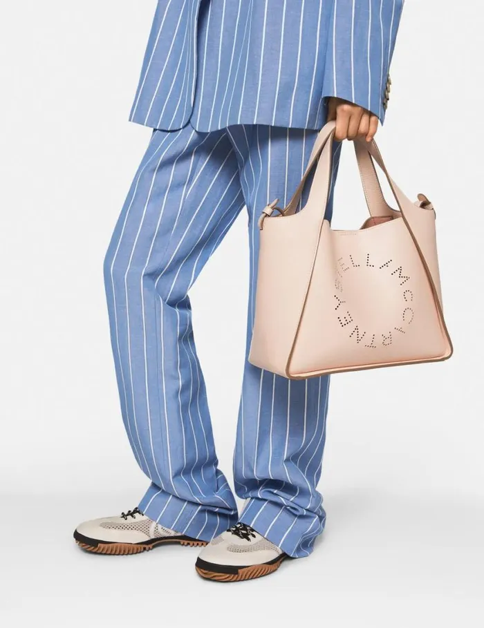 Women Logo Crossbody Tote Bag Blush Stella McCartney TopHandle Bags