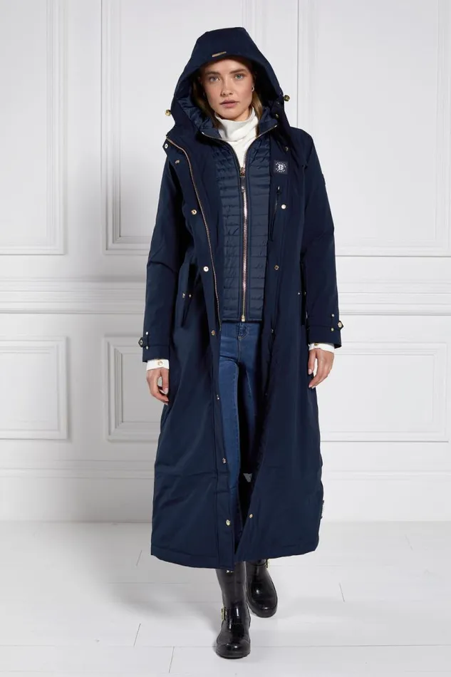 Women Longline Training Coat Ink Navy Holland Cooper Coats Women Longline Training Coat Ink Navy Holland Cooper Coats