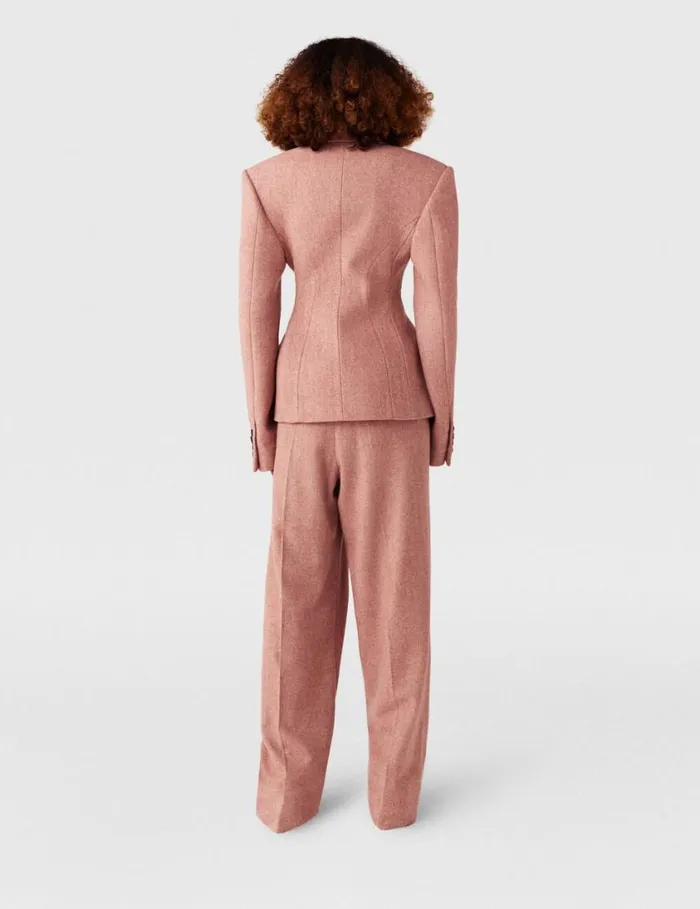 Women LowRise StraightLeg Trousers Dusty Pink Stella McCartney Tailoring