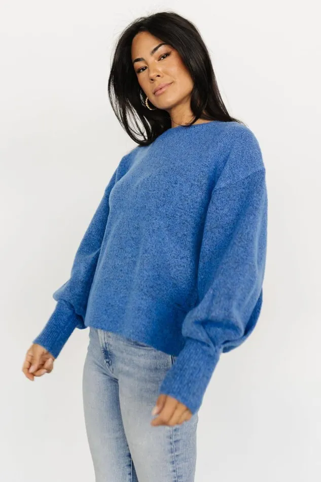 Women Lublin Sweater Blue Baltic Born Sweaters