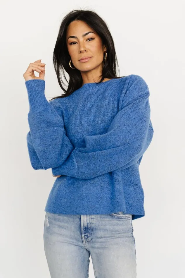 Women Lublin Sweater Blue Baltic Born Sweaters