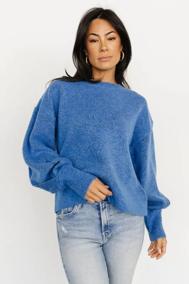 Women Lublin Sweater Blue Baltic Born Sweaters
