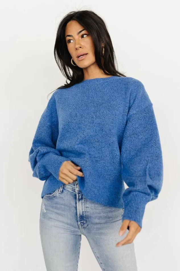 Women Lublin Sweater Blue Baltic Born Sweaters