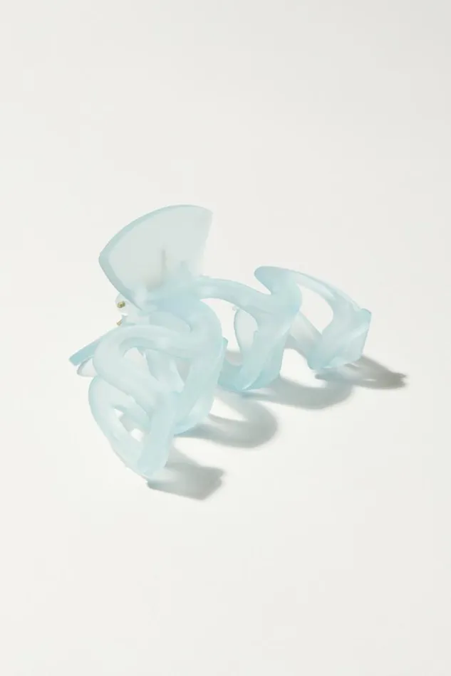 Women Lucky Brand Hair Accessories Wavy Claw Light Blue