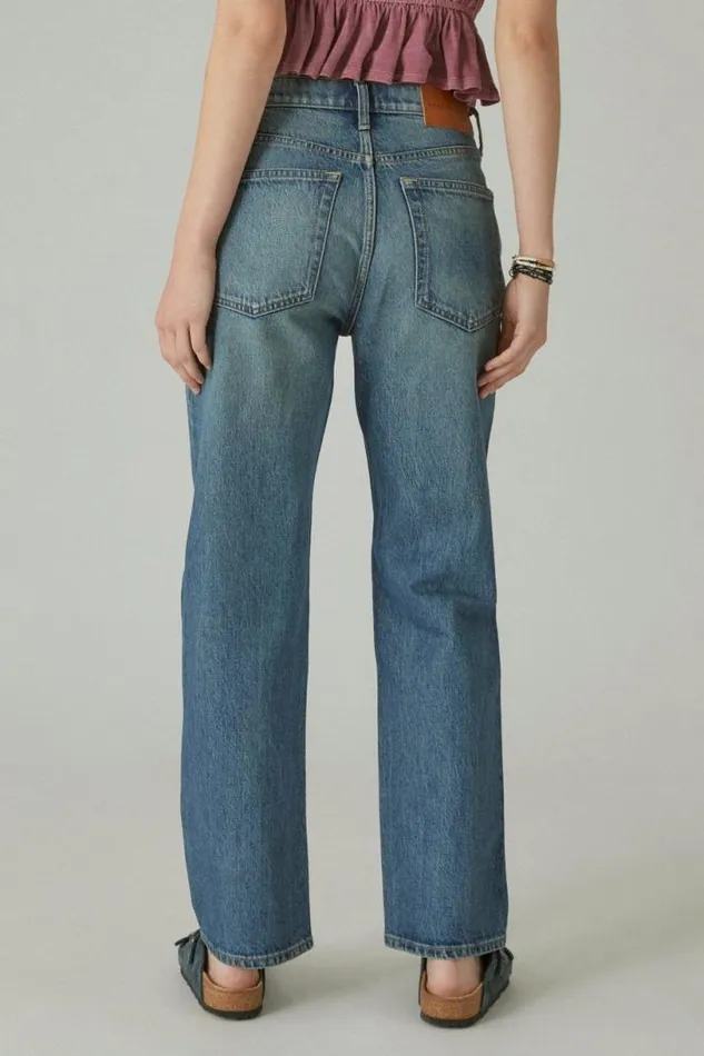 Women Lucky Brand Jeans 90s Loose Crop Starlet