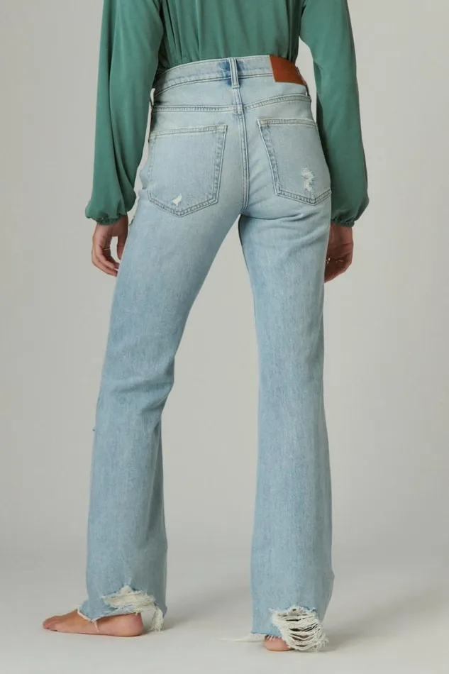 Women Lucky Brand Jeans Boyfriend Flare Wild One Dest