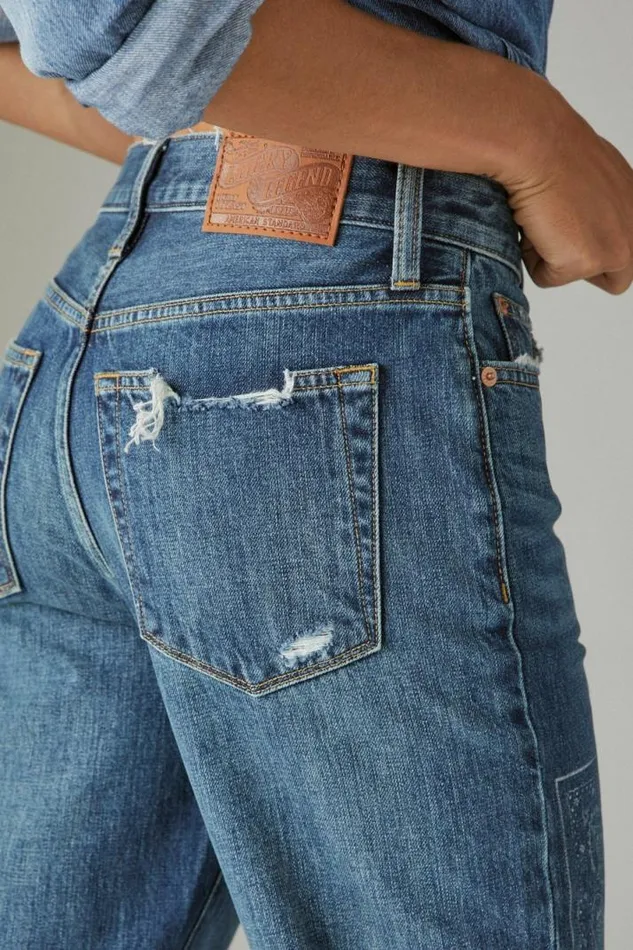 Women Lucky Brand Jeans Lucky Legend Paisley High Rise Drew Mom Aries