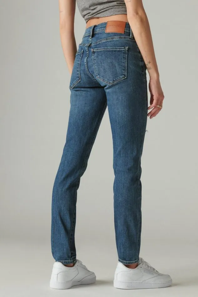 Women Lucky Brand Jeans Mid Rise Ava Skinny Director Dest