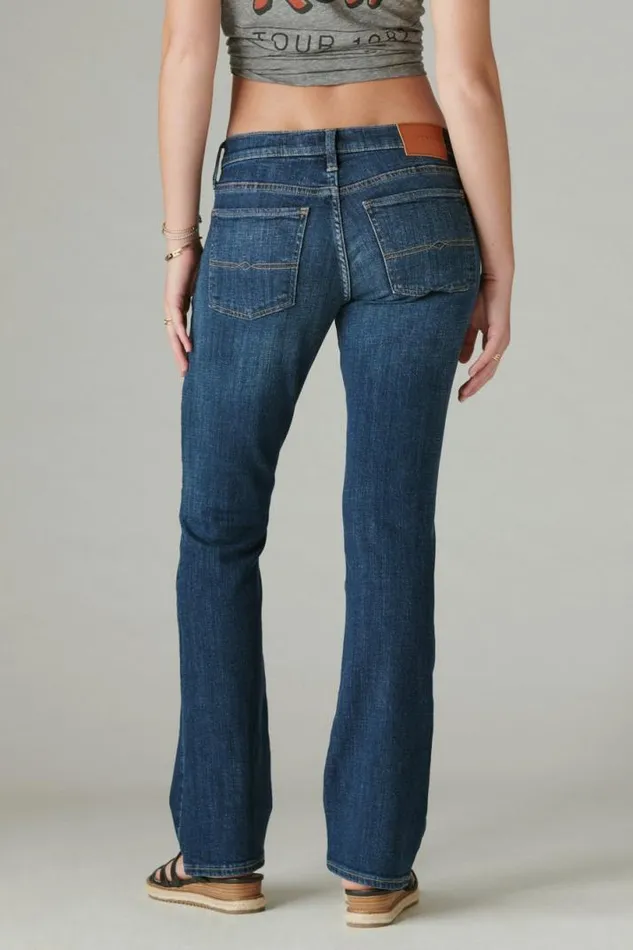 Women Lucky Brand Jeans Mid Rise Sweet Boot Agate