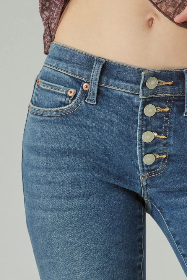 Women Lucky Brand Jeans Sweet Boot Conness Dest Ct