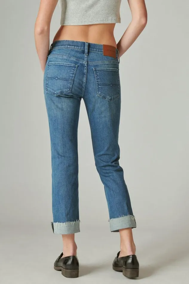 Women Lucky Brand Jeans Sweet Crop Gemini