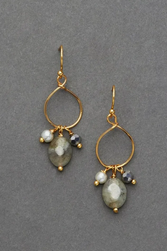 Women Lucky Brand Jewelry Dainty Drop Earring Gold