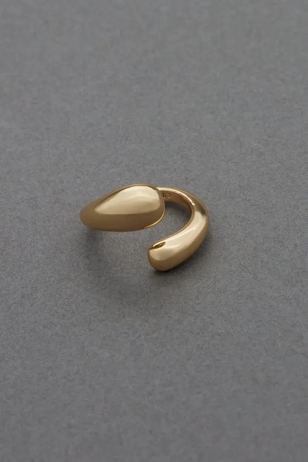 Women Lucky Brand Jewelry High Shine Wrap Ring Gold