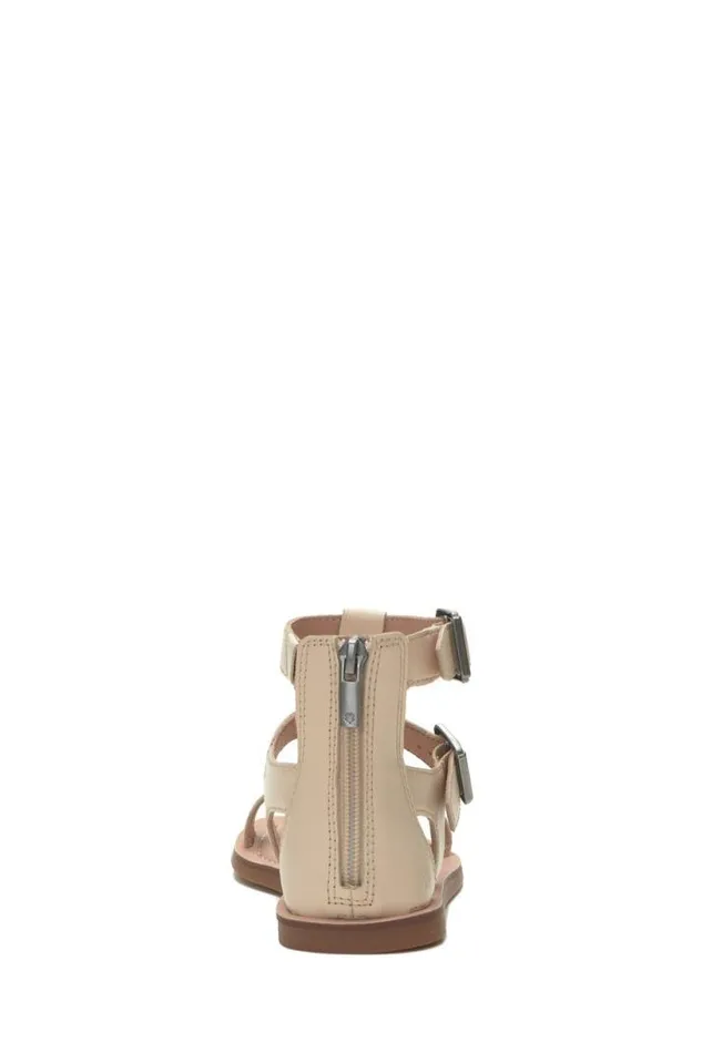 Women Lucky Brand Shoes Brelin Buckle Sandal White