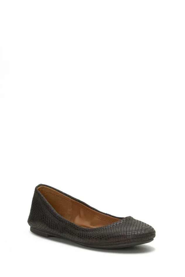 Women Lucky Brand Shoes Emmie Flats Dark Green