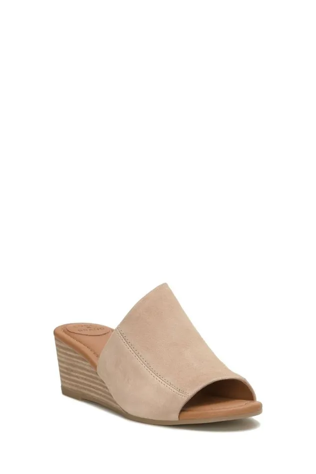 Women Lucky Brand Shoes Malenka Wedge Medium Beige