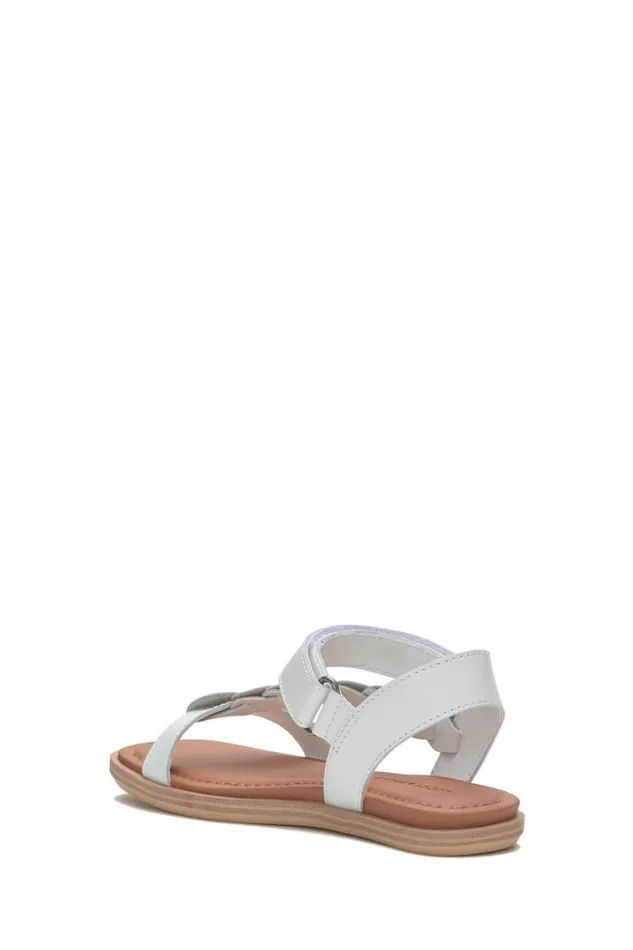 Women Lucky Brand Shoes Natany Braided Sandal Open Whitenatural