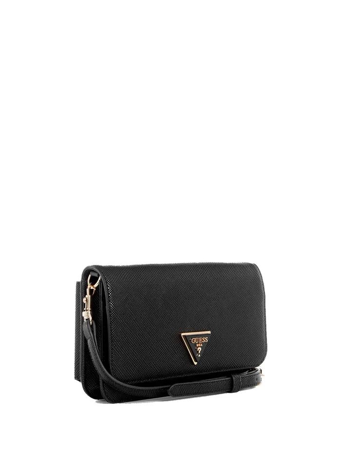 Women Luggage and Travel Bags GUESS Black Noelle Crossbody Organiser